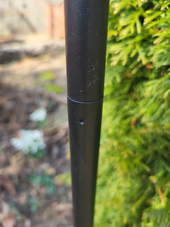 Metallwindrad Regenbogen, einfach