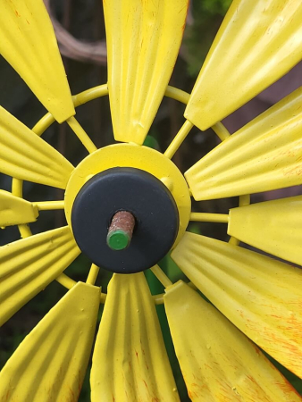 Preview: Windrad Sonnenblume zum Stecken
