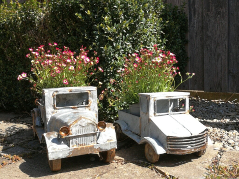 Zinktruck Austin zum Bepflanzen