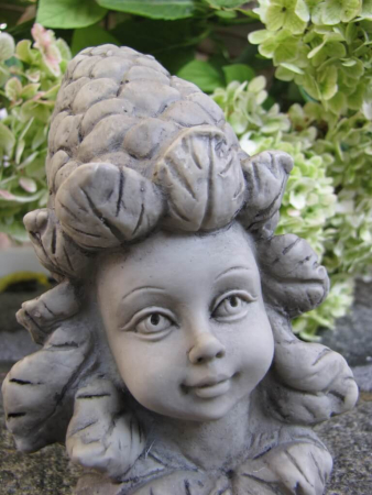Blütenkugel "Schmuckkörbchen" 7 x 7 x 12 cm Zauberblume Resin 