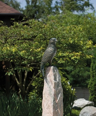 Bronzeskulptur Roter Milan
