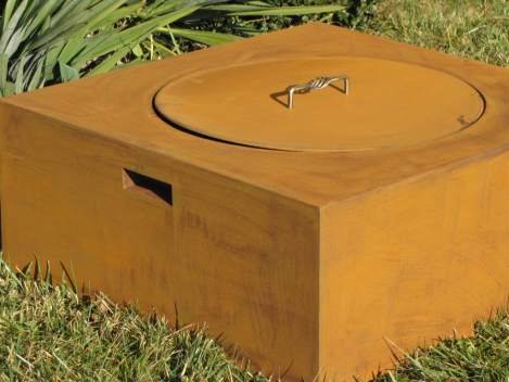 Edelrost Feuerkörbe und Feuerstellen für den Garten - Angels Garden