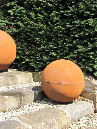 Preview: Edelrost Kugel 20 cm bis 50 cm