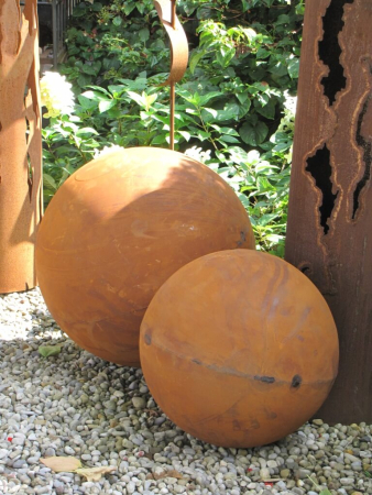 Preview: Edelrost Kugel 20 cm bis 50 cm