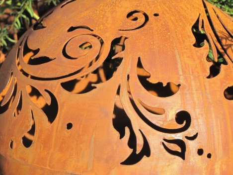 Preview: Edelrost Kugel Barock