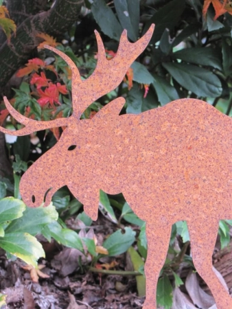 Edelrost Elch Rudolph 16 cm bis 45 cm