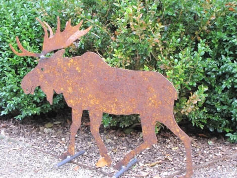 Edelrost Elch Rudolph 16 cm bis 45 cm