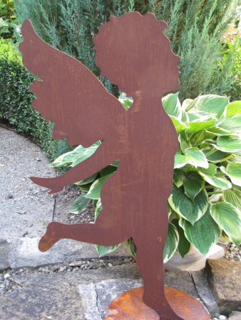 Preview: Edelrost Engel stehend 57 cm - 87 cm