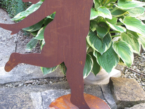 Preview: Edelrost Engel stehend 57 cm - 87 cm