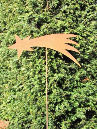 Edelrost Gartenstecker Komet
