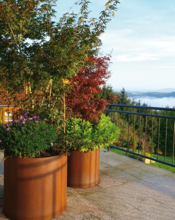 Preview: Edelrost Pflanzring, 40 cm Durchmesser