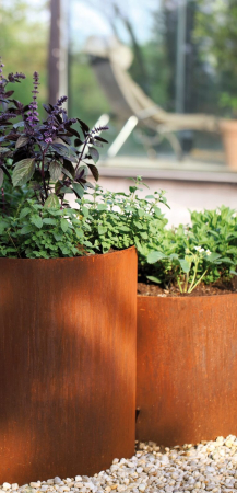 Preview: Edelrost Pflanzring, 95 cm Durchmesser