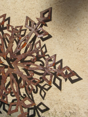 Preview: filigraner Edelrost Schneekristall A