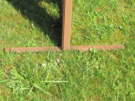 Edelrost Sichtschutzwand Löwenzahn