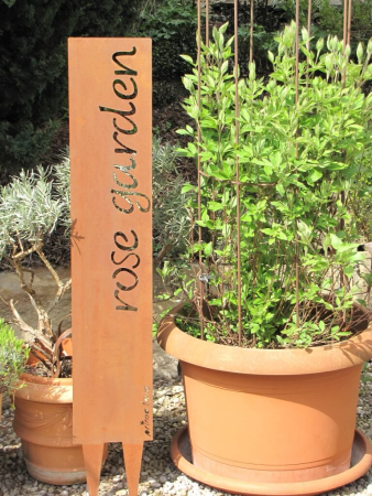 Prima Terra Edelrost Stele rose garden