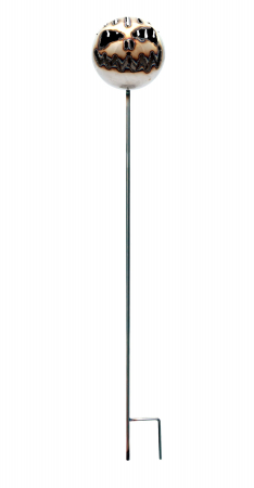 Edelstahl Gartenstecker Feuerfratze Zickzack