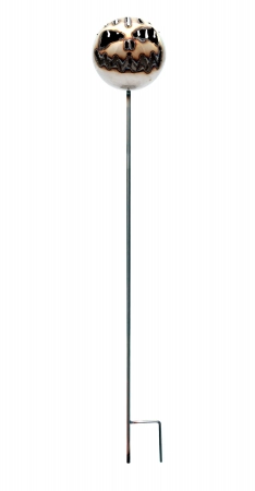 Edelstahl Gartenstecker Feuerfratze Zickzack