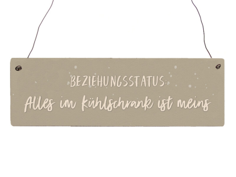Shabby Chic Holzspruchschilder Beziehungsstatus