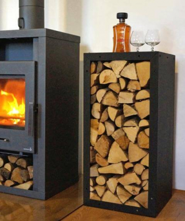 Kaminholzregale Aus Metall Und Edelrost Angels Garden Dekoshop
