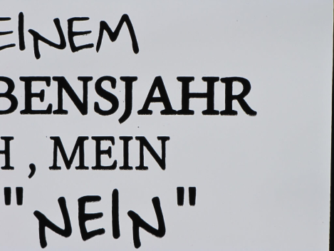 Preview: Shabby Chic Metallspruchschild 