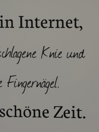 Preview: Shabby Chic Metallspruchschild 