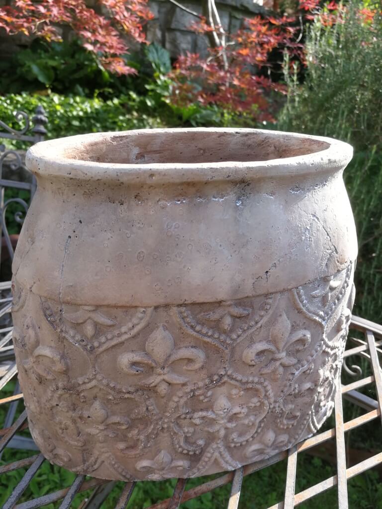 Vase Cagliari aus Zement - Angels Garden Dekoshop