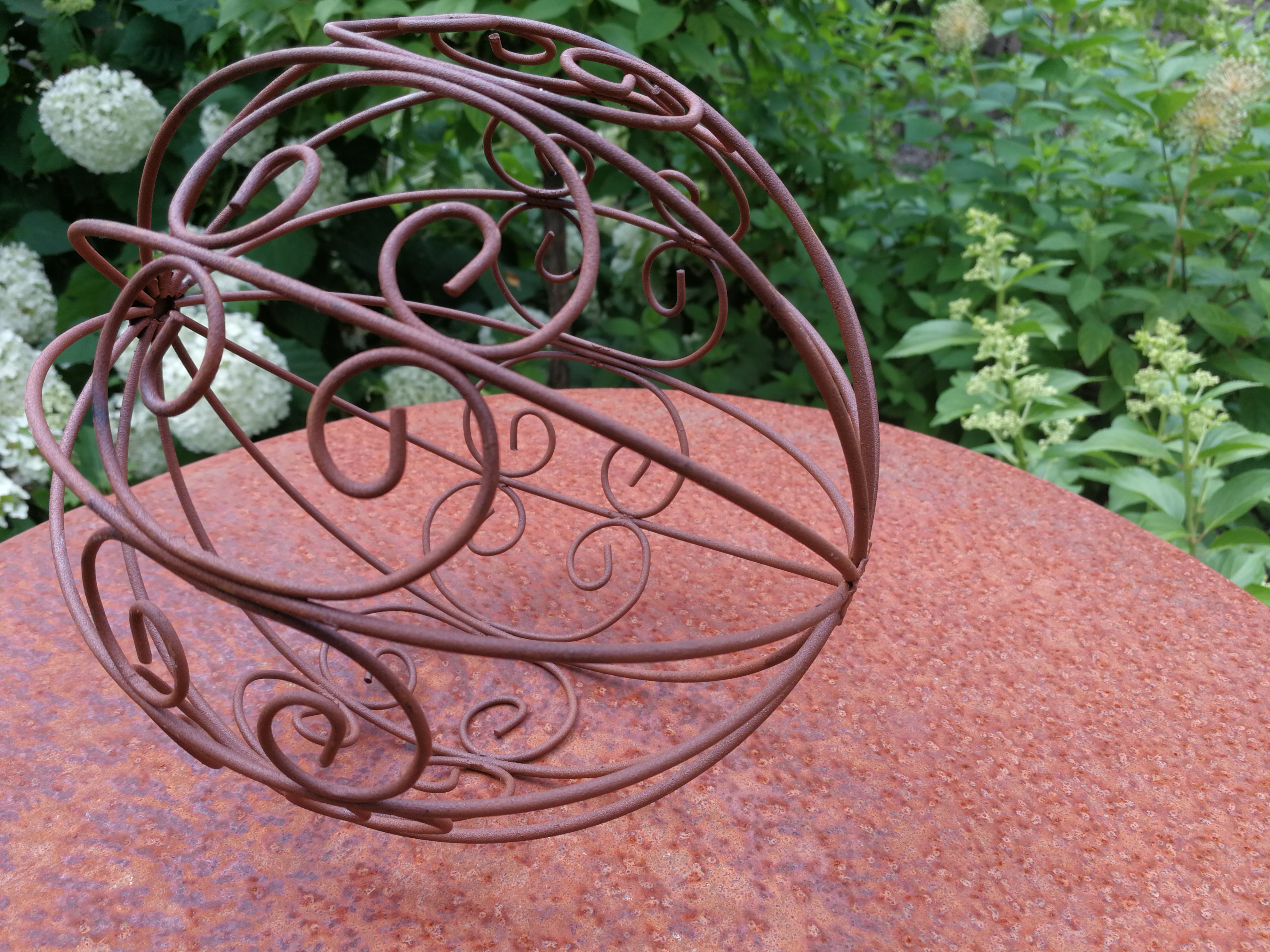 Dekokugeln Garten Rost