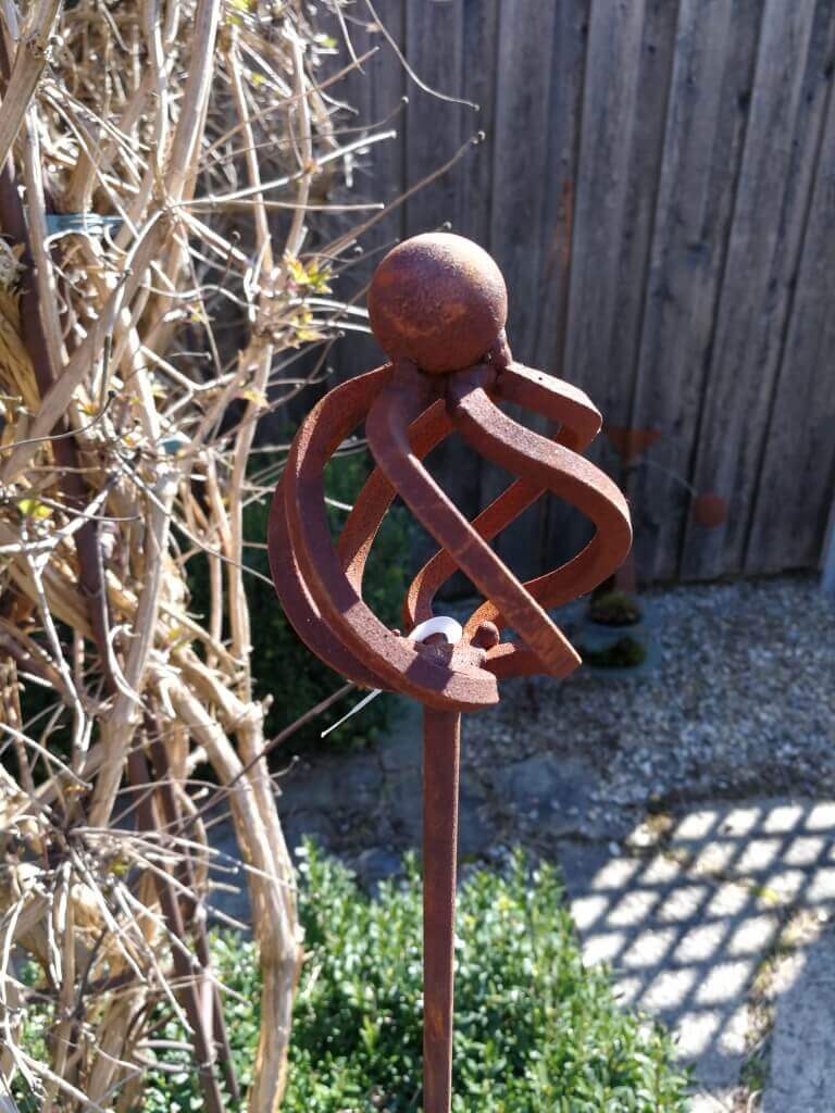 Edelrost Gartenstecker Tudor Angels Garden