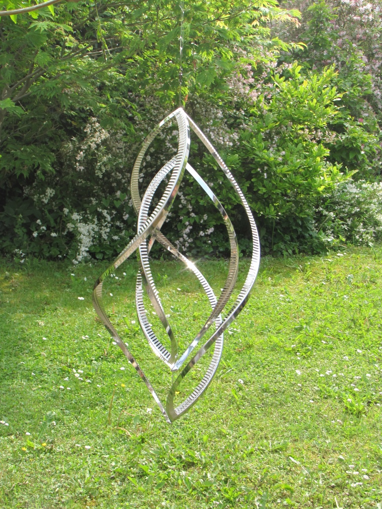Edelstahl Windspiel Windspinner Tall, 60 cm Angels