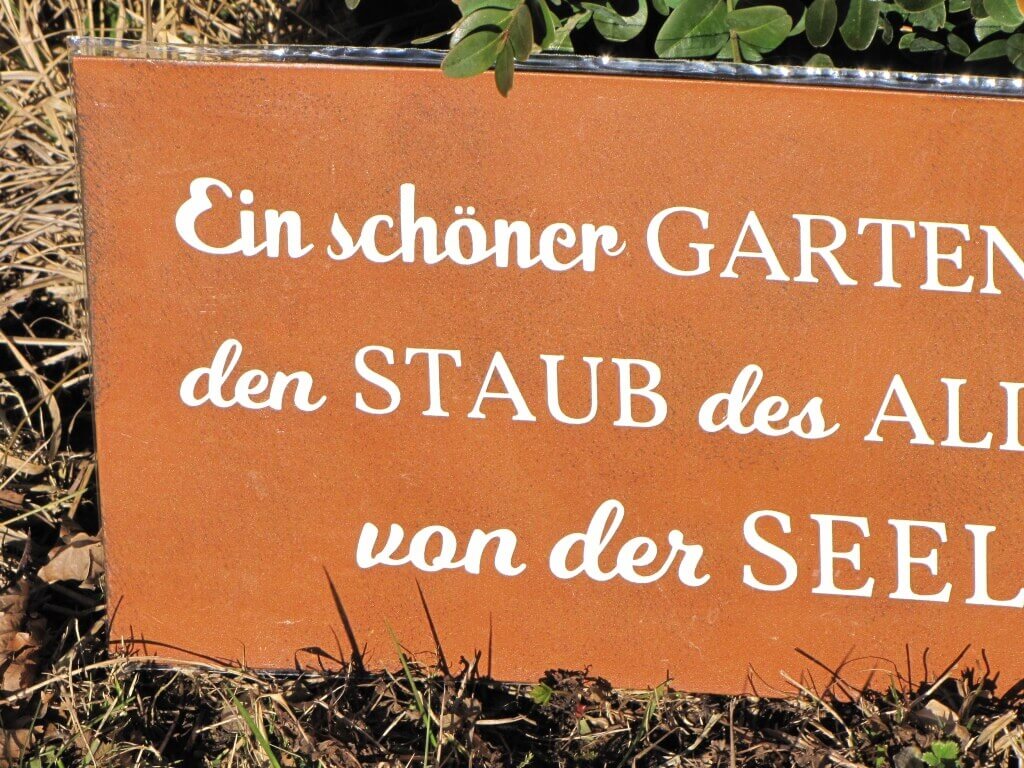 Shabby Chic Metallspruchschild Staub Des Alltags Angels Garden Dekoshop