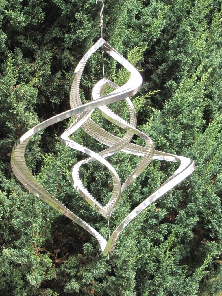 Edelstahl Windspiel Windspinner Spinner Butterfly, 44 cm Angels