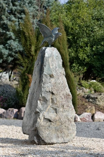 Bronzeskulptur Steinadler