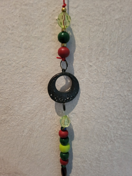 Weihnachtshänger Rot-Grün, mit Roststern