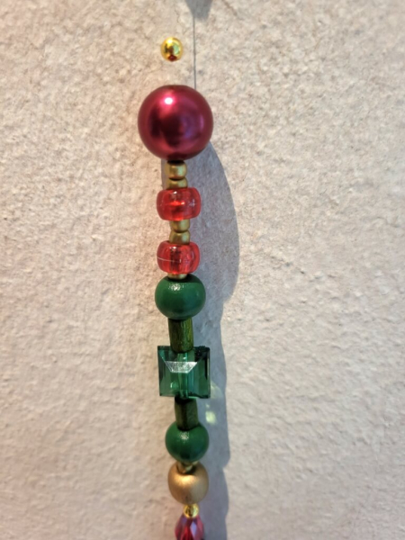 Weihnachtshänger Rot-Grün, mit Roststern