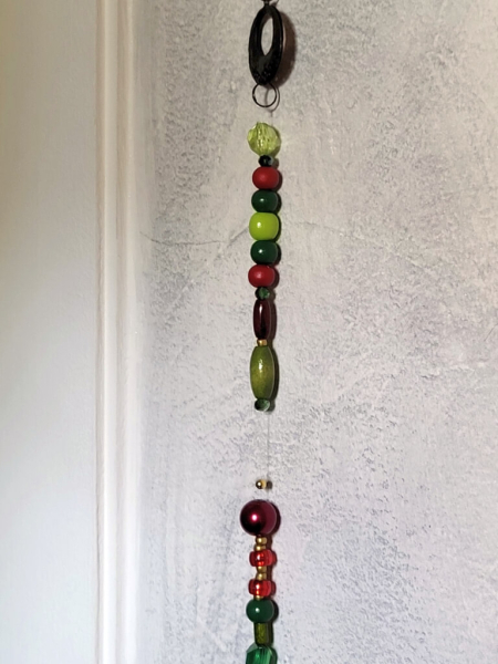 Weihnachtshänger Rot-Grün, mit Roststern