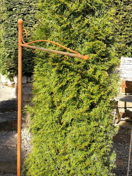 Edelrost Spruchschild Grill+Chill Lounge, inkl. Ampelhalter