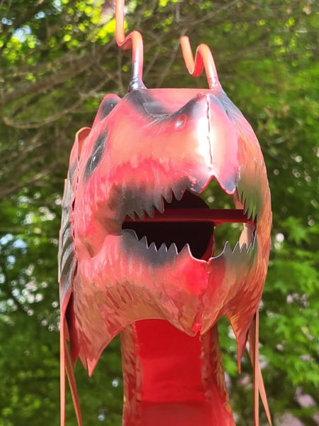 XXL Drache rot, wippend