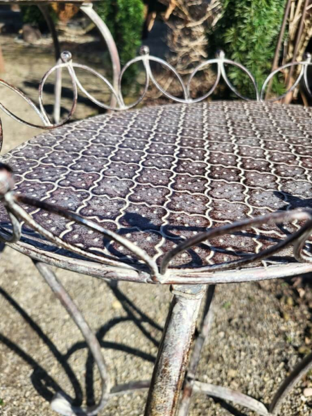 Beistelltisch Clevia, oval, grau-braun