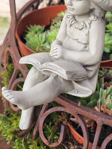 Kantenhocker Blütenelfe Fliegenpilz aus Resin, klein