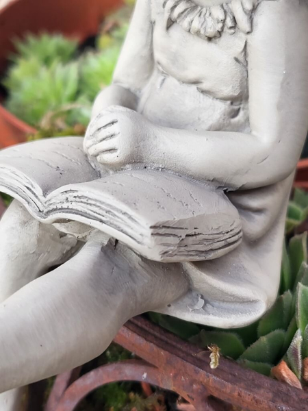 Kantenhocker Blütenelfe Fliegenpilz aus Resin, klein