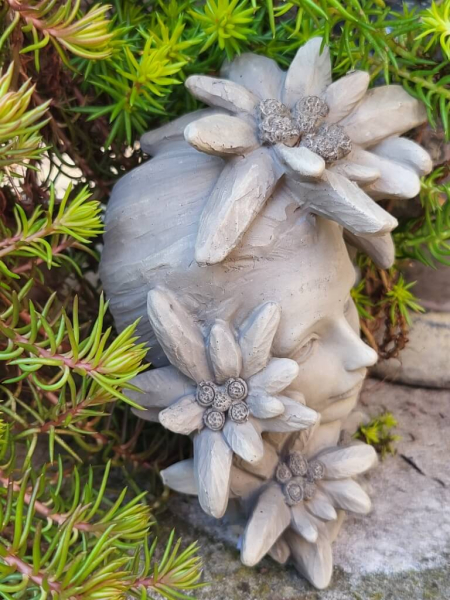 Blumenkind Edelweiss aus Resin