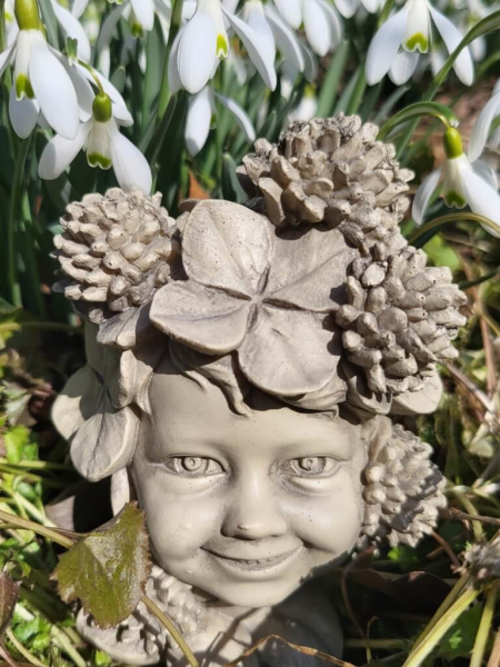 Blumenkind Glücksklee aus Resin