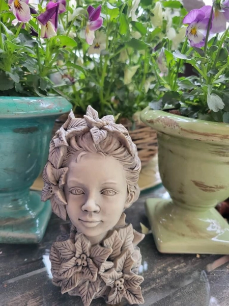 Blumenkind Weihnachtsstern, aus Resin