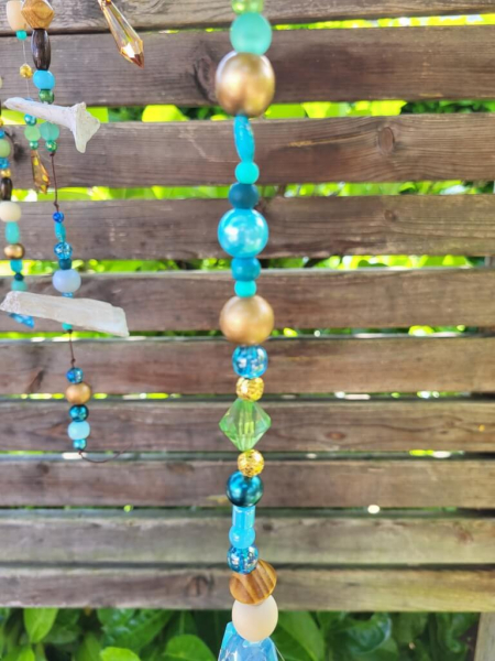 Boho Mobile Abirami, türkis-gold