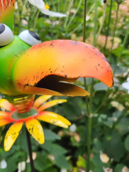 Hippie Stecker Papagei Chico, grün