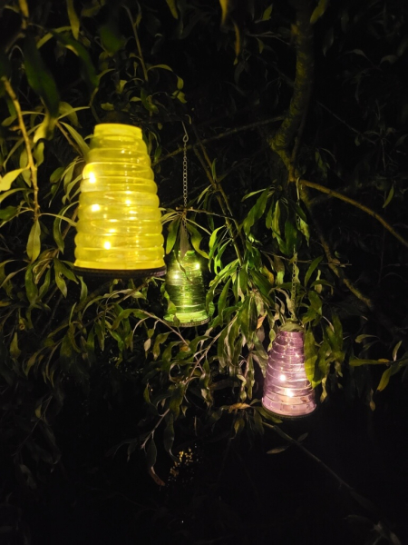 Boho LED Glaswindlicht, 3 Farben
