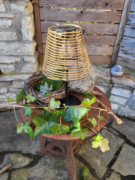 Boho Solar Tischlampe Hira