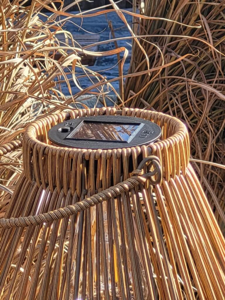 Boho Solar Windlicht Amelia, zum Hängen