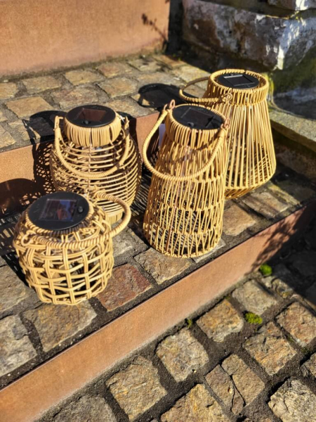 Boho Solar Windlicht Aurelia, zum Hängen
