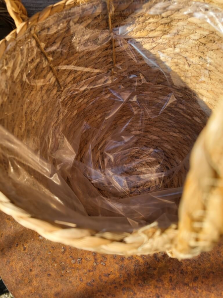 Boho Strohkorb Rapsody zum Bepflanzen